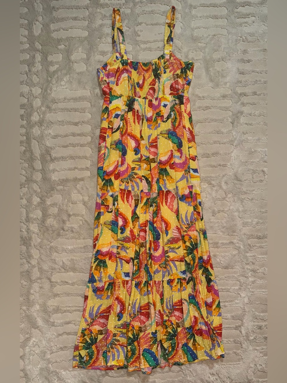 Farm Rio Textured Tropical Maxi Dress - Picture 4 of 5